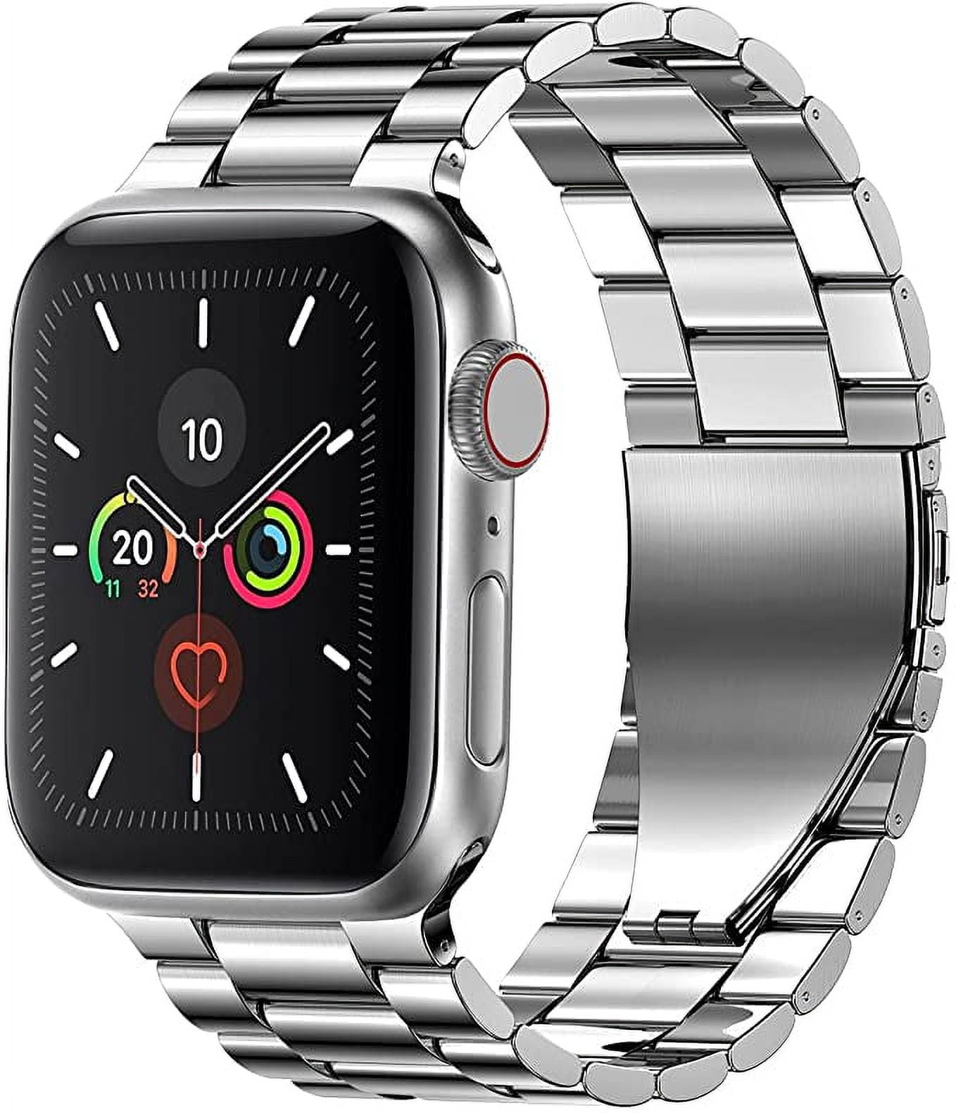 Amazon.com: Ultra Link Bracelet Compatible with Apple Watch Ultra 49mm  Titanium Band - Stainless Steel Metal Strap : Cell Phones & Accessories